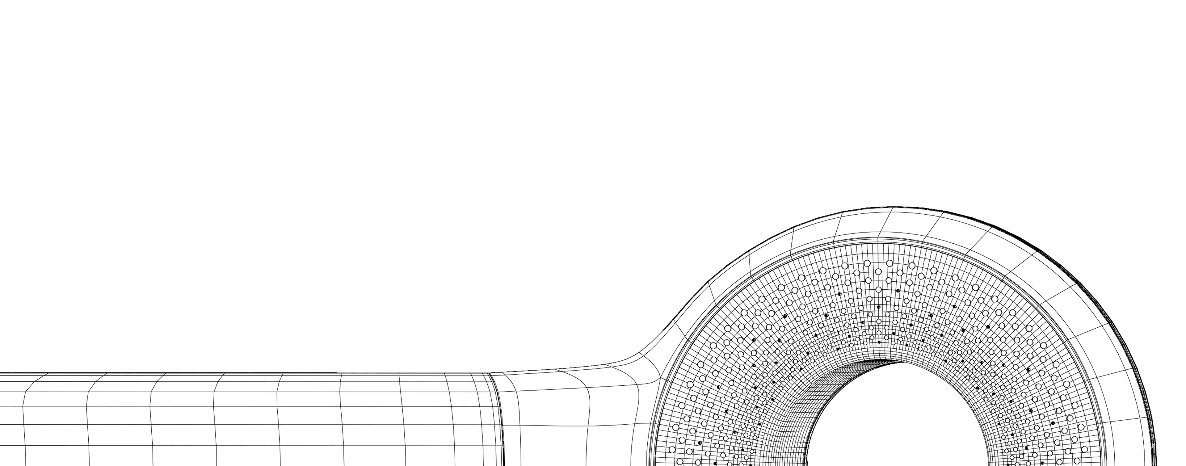 Shower head wireframe